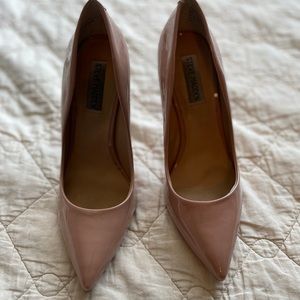 Steve Madden patent leather blush pink heels